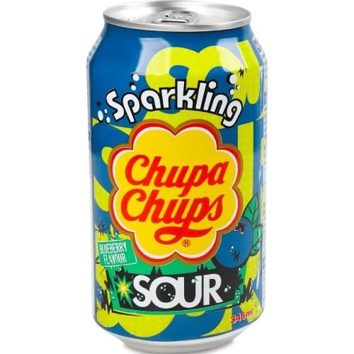 Напиток газированный Chupa Chups Sour Bluebbery 345 мл (30826502)