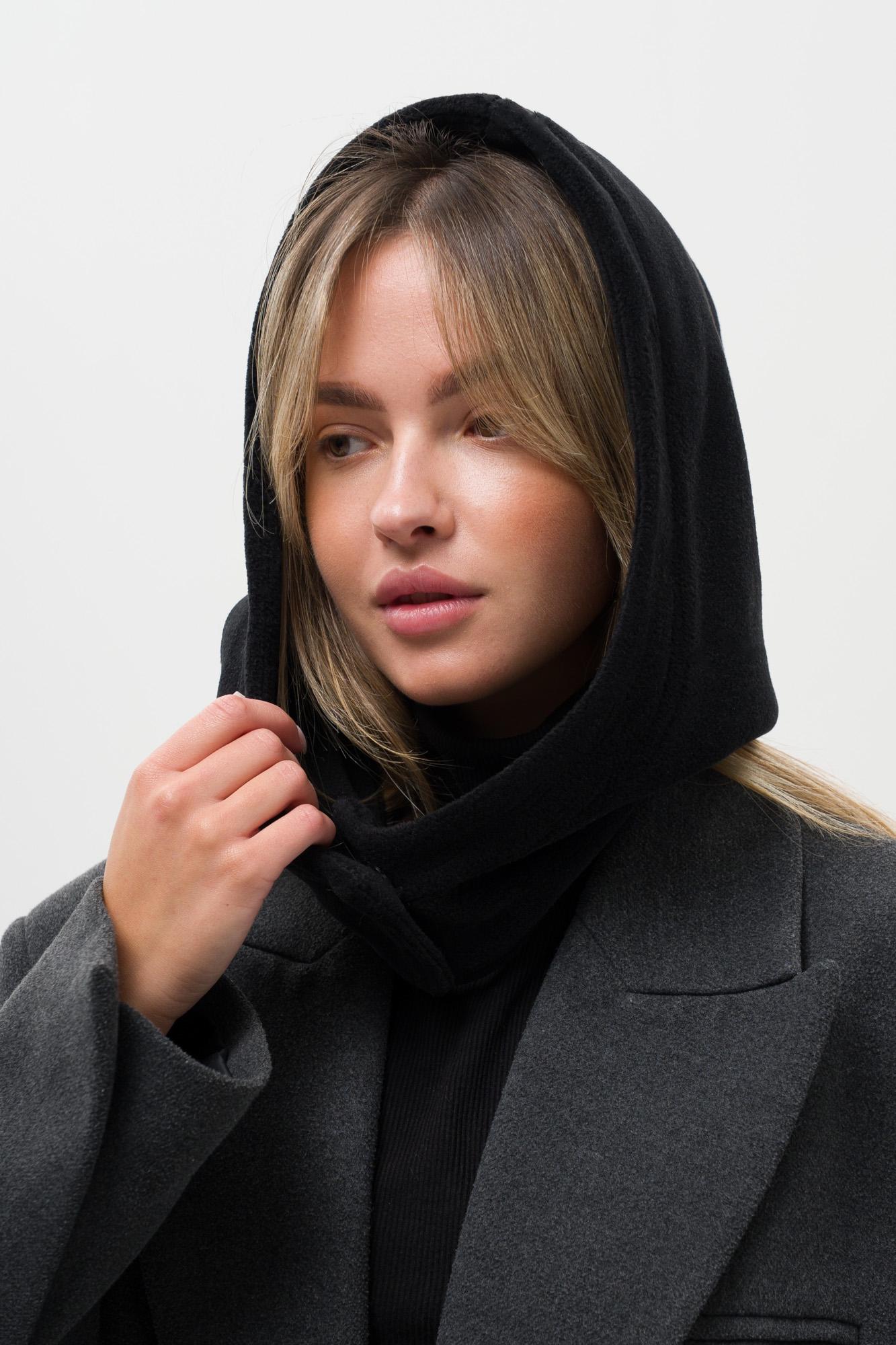 Шапка-капюшон женский Without Brand Lamar Black (8056025) Шапка-капюшон женский Without Brand Lamar Black (8056025)