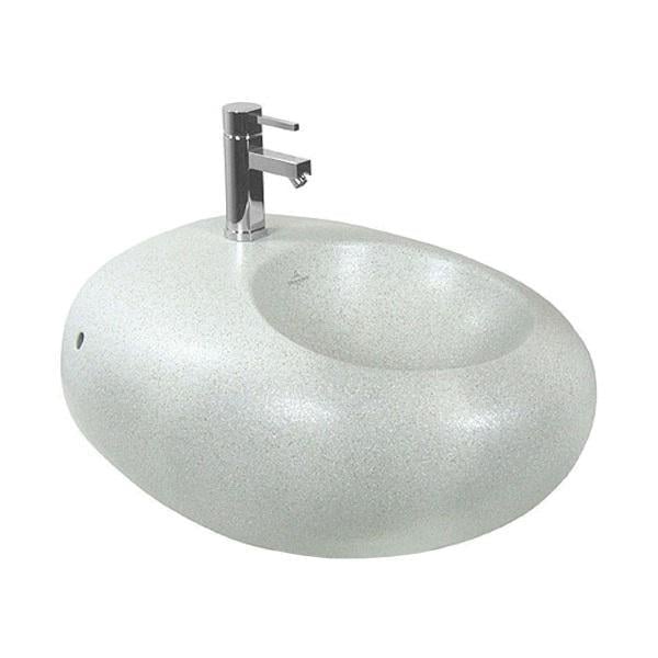 Биде подвесное Villeroy&Boch PURE STONE 547001U9 округлое 590х525 мм Серый (ANT-7218)