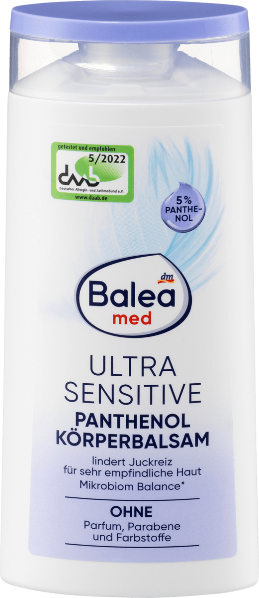 Дитячий бальзам для тіла після загару Balea Med Ultra Sensitive з пантенолом 250 мл - фото 1