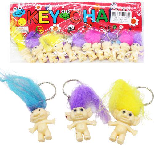 Брелки Тролли с волосами 12 шт. (172784)