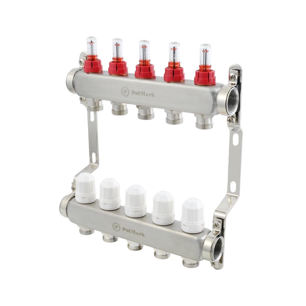 Коллектор Polmark PSMF105 1x3/4" 5 выходов (SW-88574)