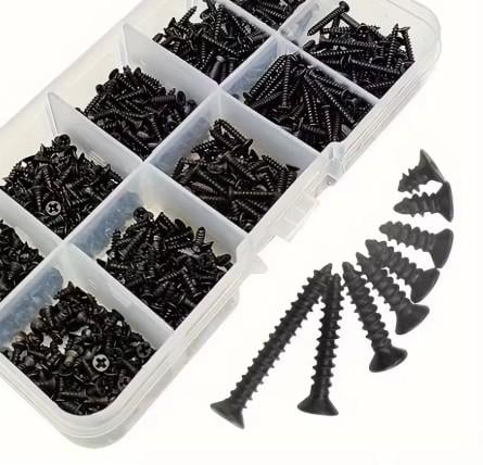 Набір саморізів М2 із вуглецевої сталі 800 шт. (151094) - фото 3