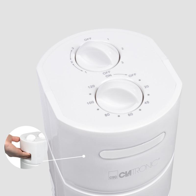 Вентилятор колонний Clatronic TVL 3770 підлоговий Білий (SLM_90434) - фото 7