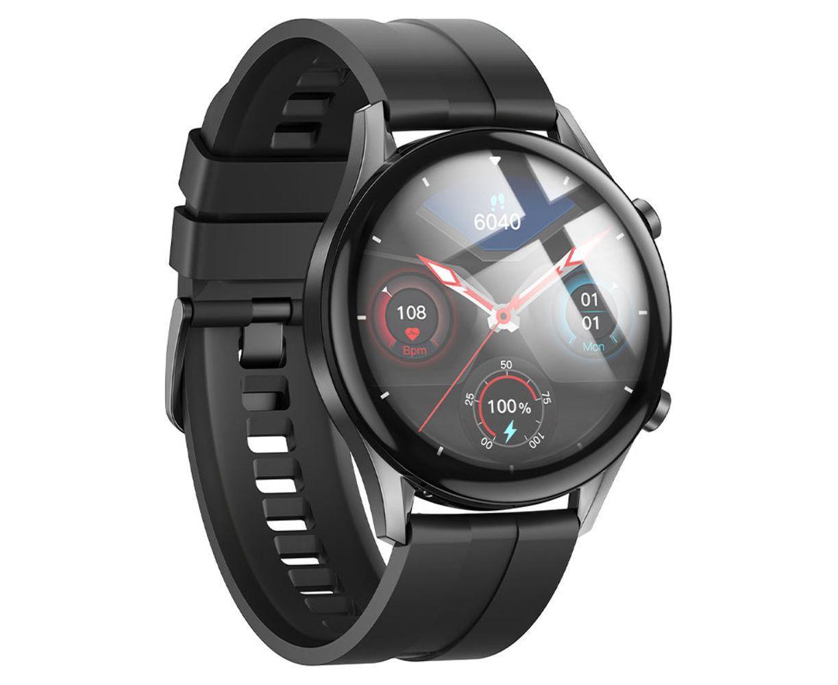Смарт-часы Hoco Y7 Track HeartRate Черный (10627085)