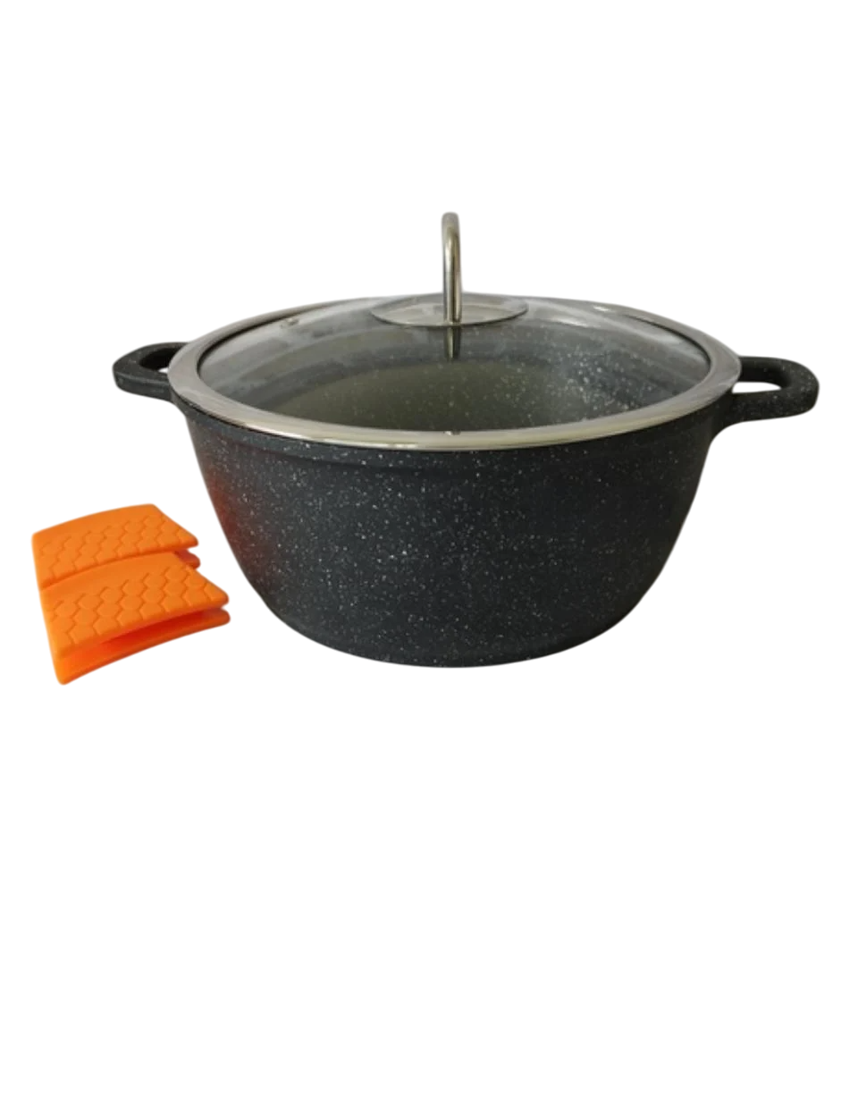 Каструля Bohmann BH-7350-22MRB з мармуровим покриття 22 см 3 л