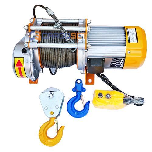 Лебедка электрическая LIFTEC KCD 380В 300/600 кг с тросом 60 м (5233060)