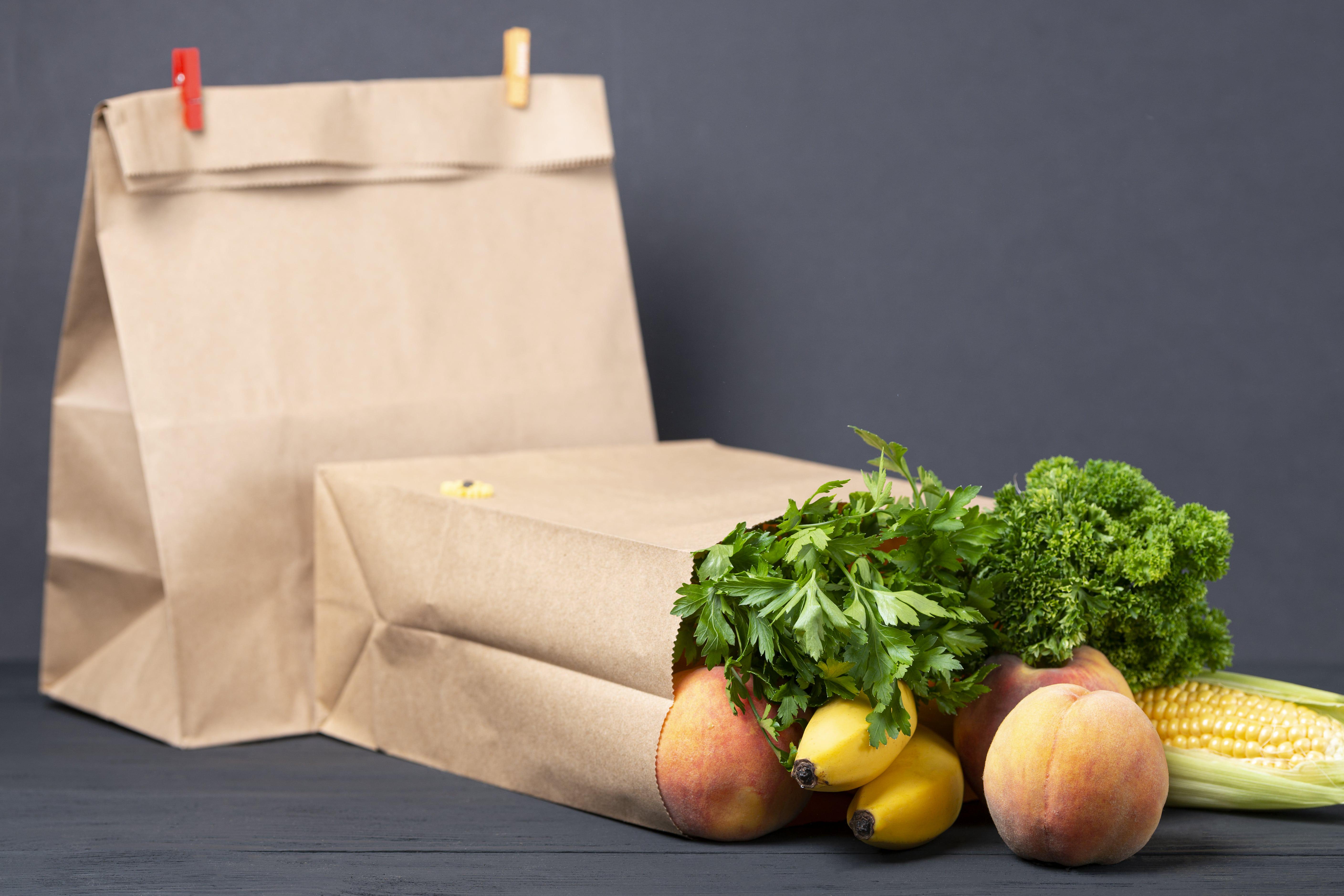 Экопакет крафт с широким дном для еды с собой 260х150х350 мм 30 шт. - фото 4 Экопакет крафт с широким дном для еды с собой 260х150х350 мм 30 шт. - фото 4