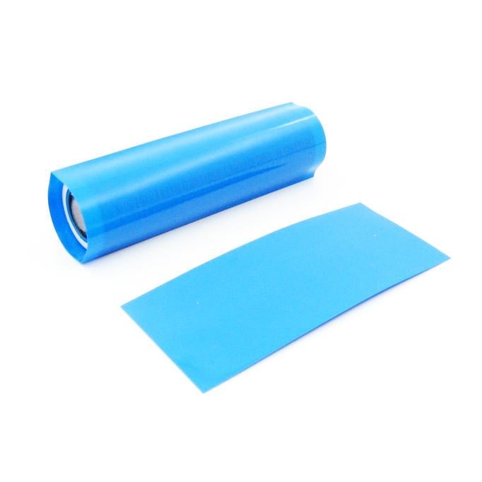 Набор термоусадочных трубок для аккумуляторов 18650 29,5х72 мм 10 шт. Синий (ART-14151)