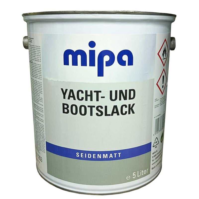 Лак специальный водостойкий для древесины Mipa Yacht- und Bootslack 5 л