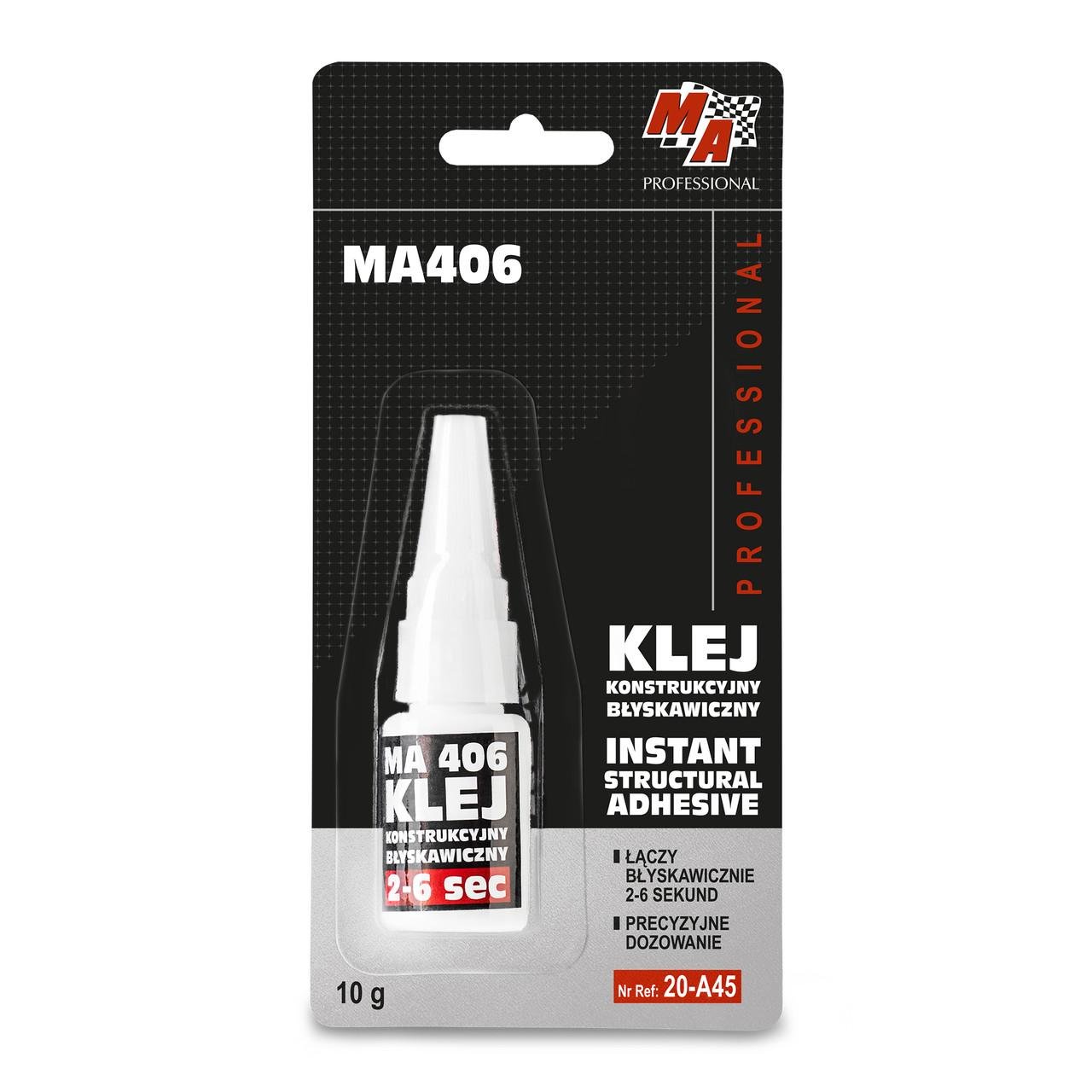 Клей конструкційний Moje AUTO 10 г (20-A45)