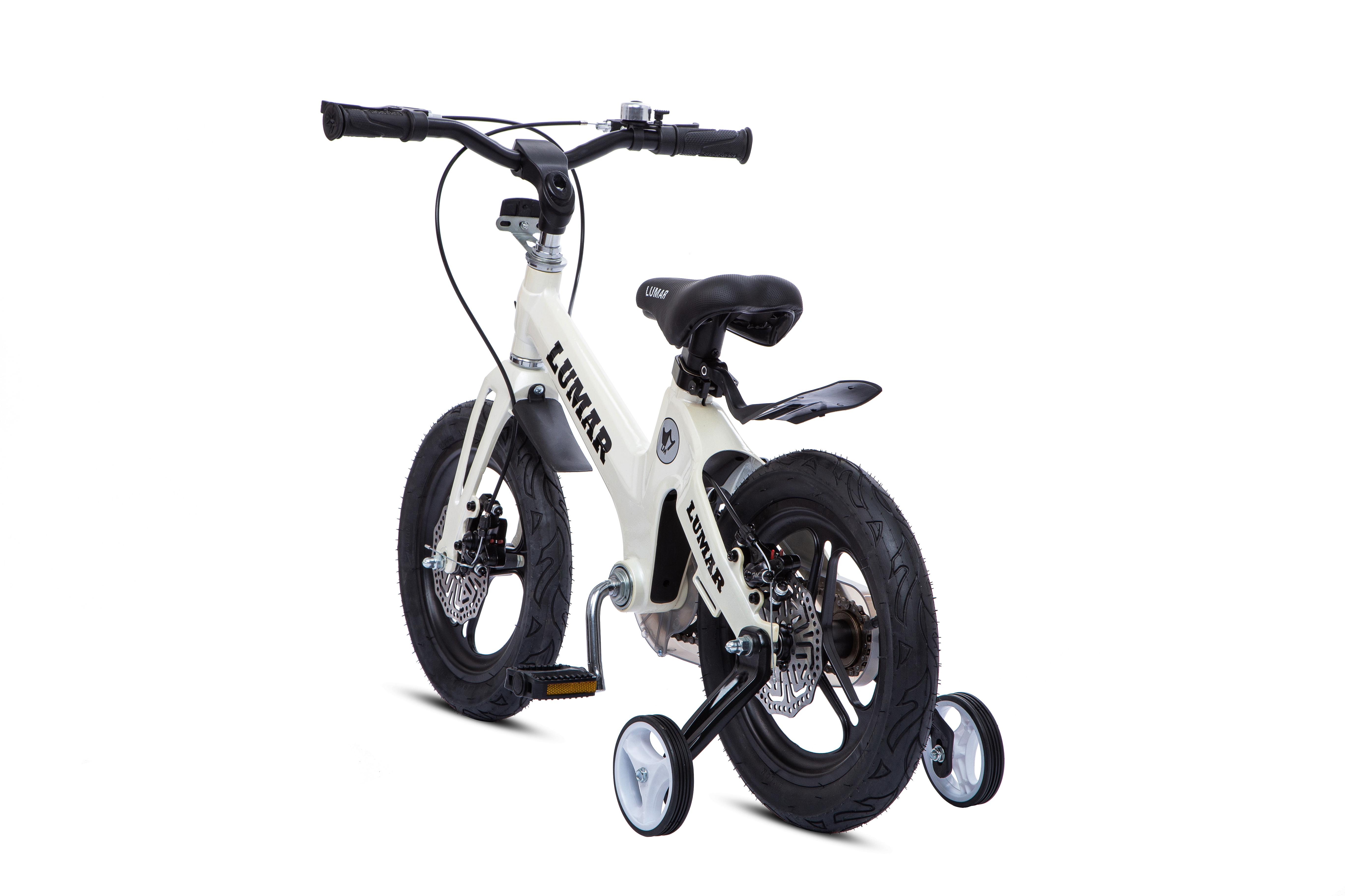 Магнієвий дитячий велосипед LUMAR 16'' Білий перламутр (1602) - фото 4 Магнієвий дитячий велосипед LUMAR 16'' Білий перламутр (1602) - фото 4