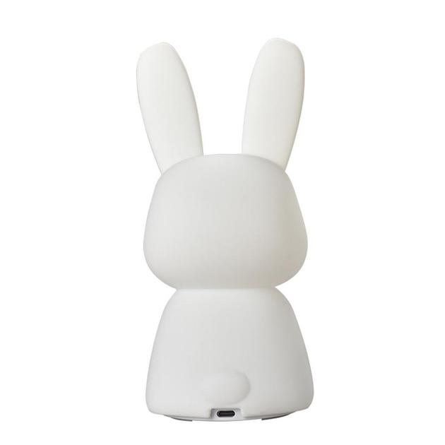 Ночник детский силиконовый Зайчик Белый (543-19) - фото 3