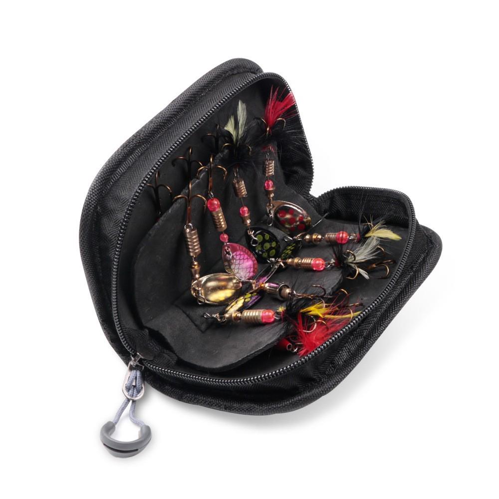 Набор вращающихся блесен Lushazer 16 приманок в сумке (9375) Набор вращающихся блесен Lushazer 16 приманок в сумке (9375)