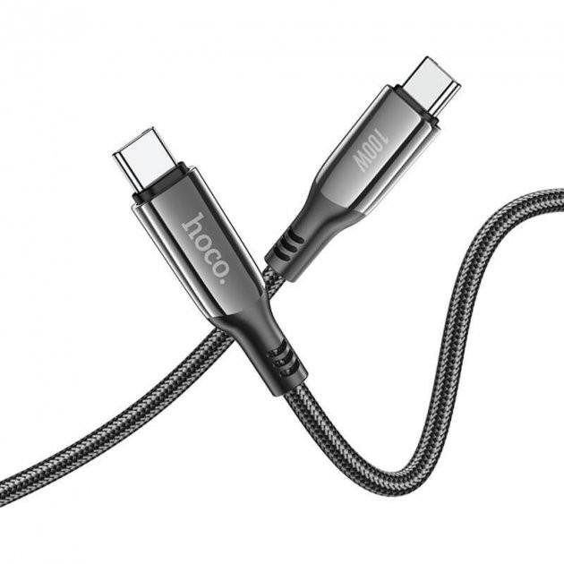 Кабель для зарядки телефона Hoco S51 Type-C Extreme Charging Data Cable 120 см Черный - фото 3