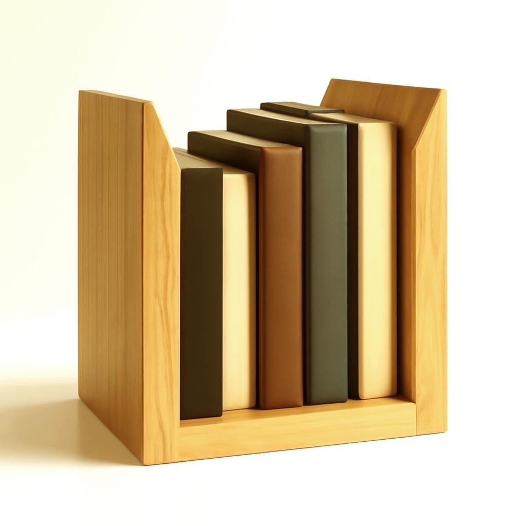 Полка книжная настольная из дерева Сиктели Карри (КПА-007003)