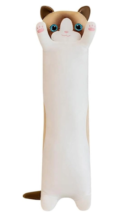 Мягкая игрушка-подушка Кот 130 см Белый (1995529385) Мягкая игрушка-подушка Кот 130 см Белый (1995529385)