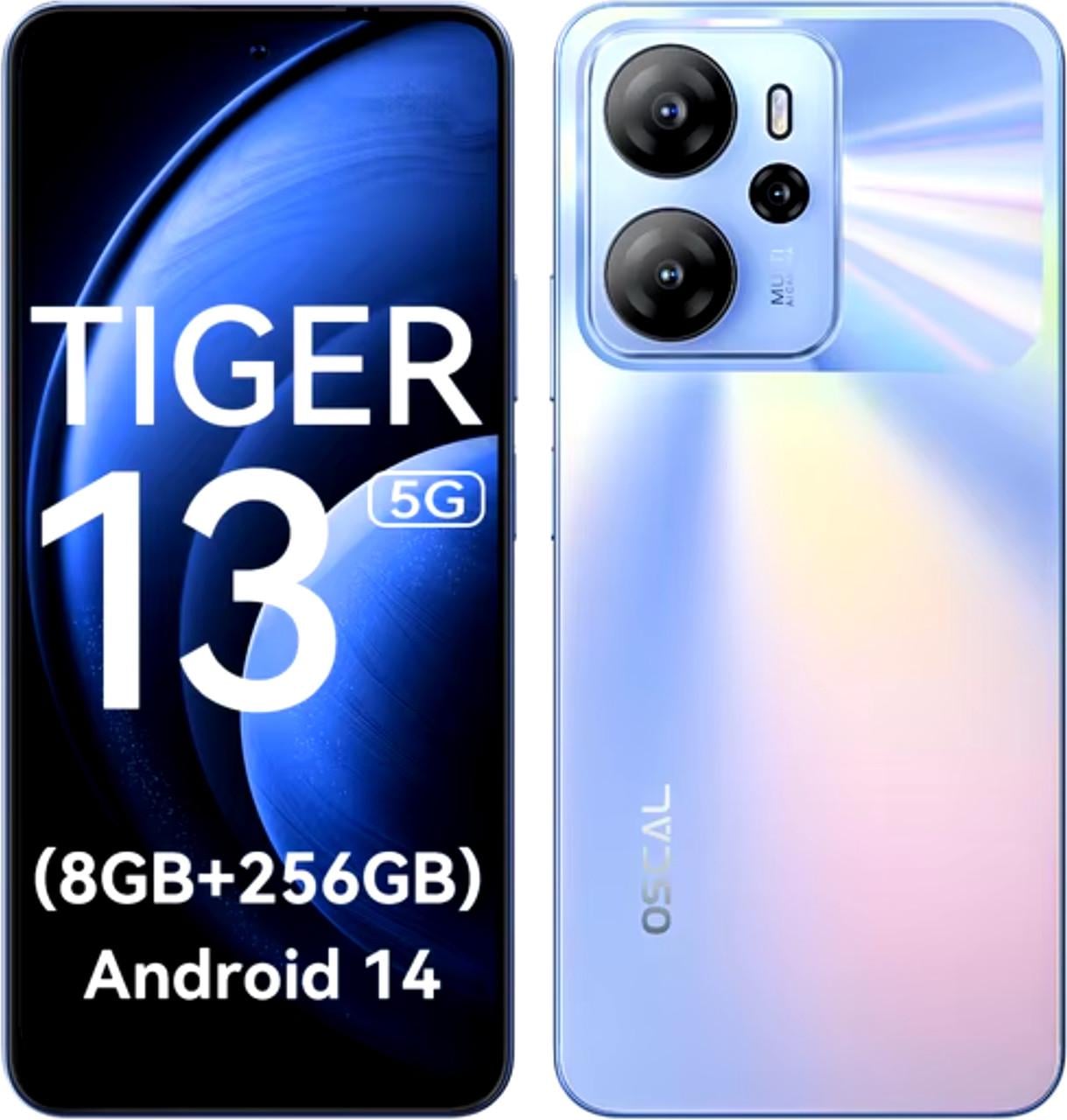 Смартфон Blackview OSCAL TIGER 13 5G 8/256 Гб Global Version Aurora Blue