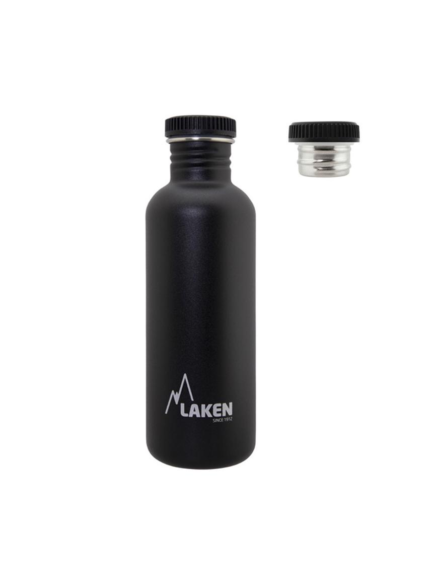 Бутылка Laken Basic Steel Bottle 1 L P/S Cap Black (1004-BSA100NE)
