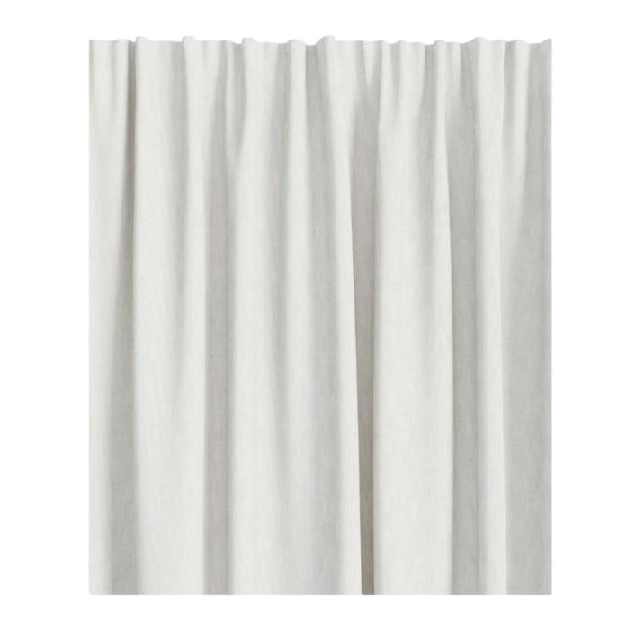 Занавеска из полиэстера 1х140x300 см Бежевый