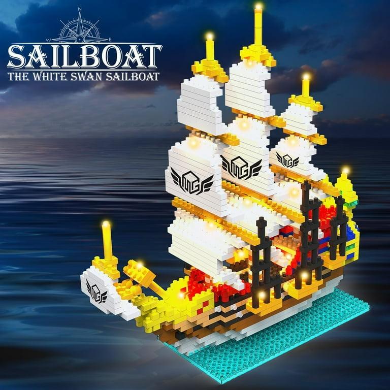 Конструктор 3D с маленькими деталями Парусный лебедь - фото 2 Конструктор 3D с маленькими деталями Парусный лебедь - фото 2