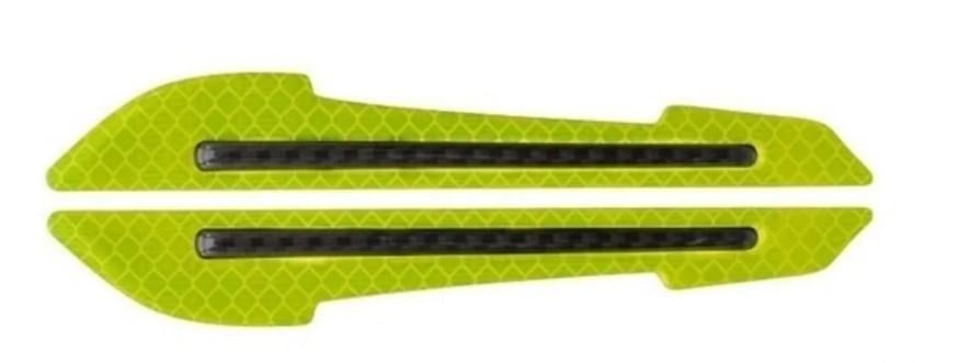 Наклейки светоотражающие на боковые зеркала Желтый (1848153217)