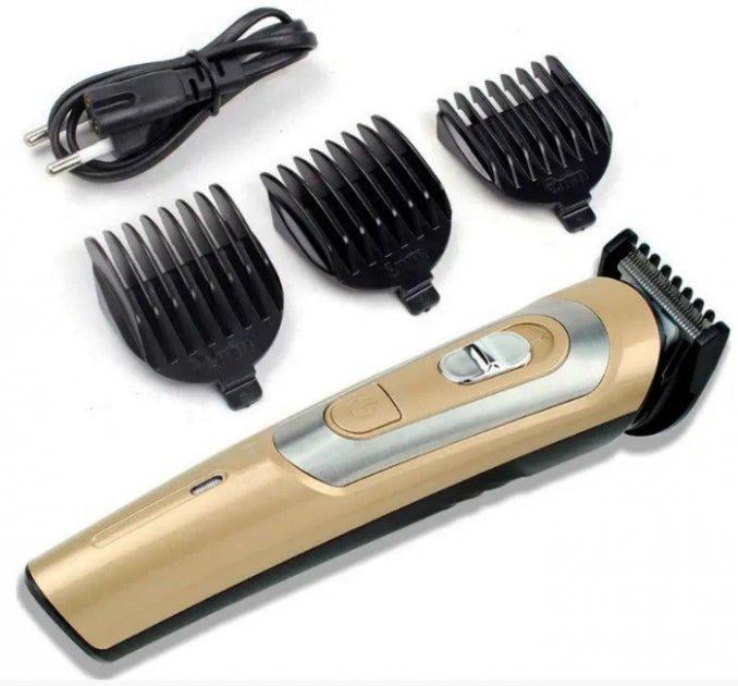 Машинка для стрижки волос беспроводная Gemei GM-6112 3W Золотистый (571587) Машинка для стрижки волос беспроводная Gemei GM-6112 3W Золотистый (571587)