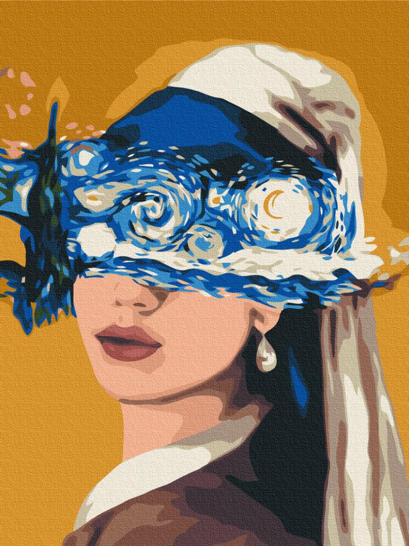 Картина по номерам Brushme Премиум Взгляд в звездную ночь 40x50 см (PBS51480)