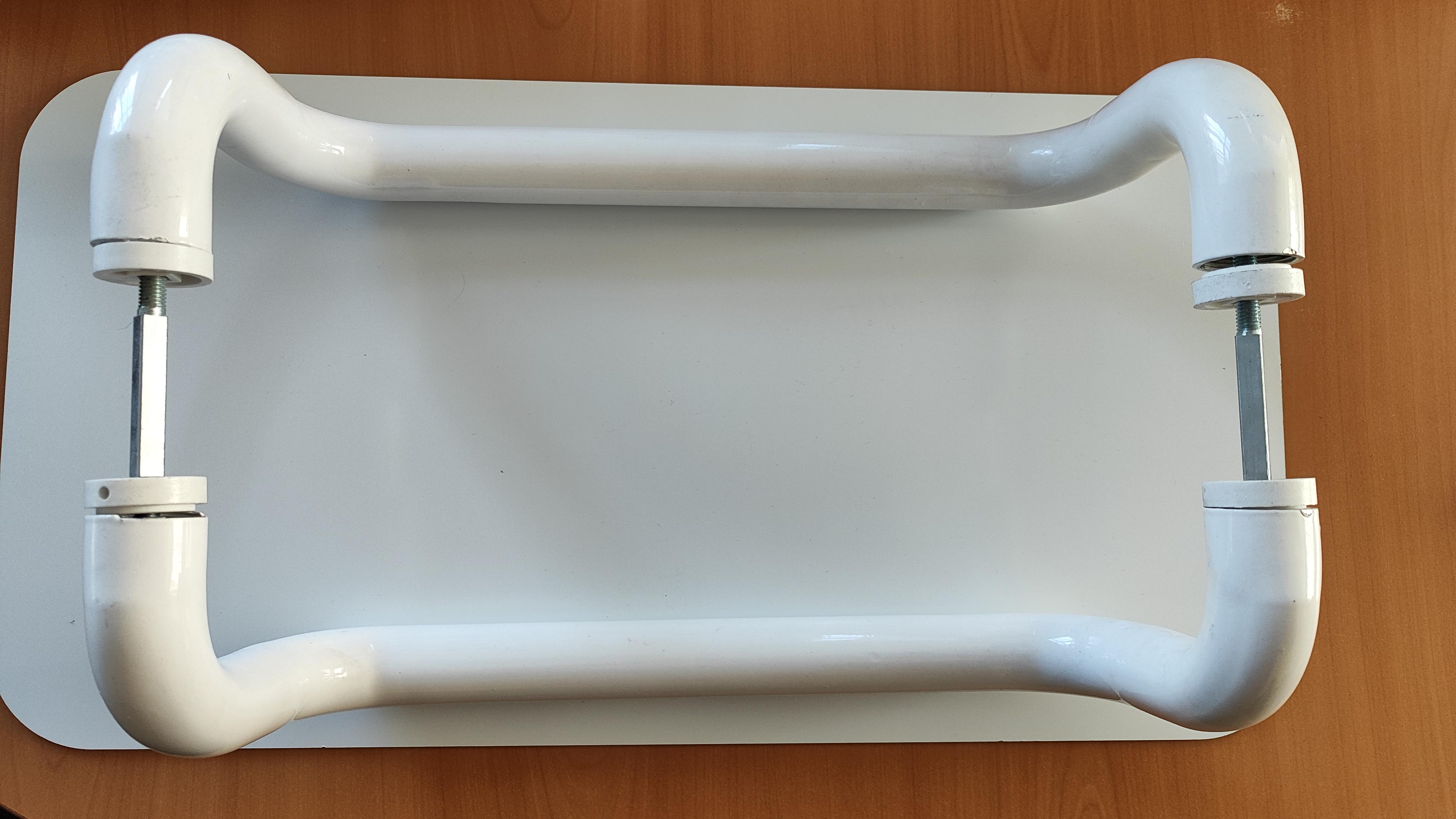 Ручка АК-2020 П-образная скоба 350 мм Белый (687-2) - фото 2 Ручка АК-2020 П-образная скоба 350 мм Белый (687-2) - фото 2