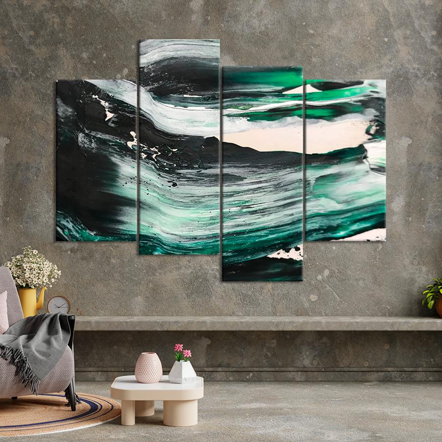Картина Абстрактная морская стихия 89x56 см (A922-4)