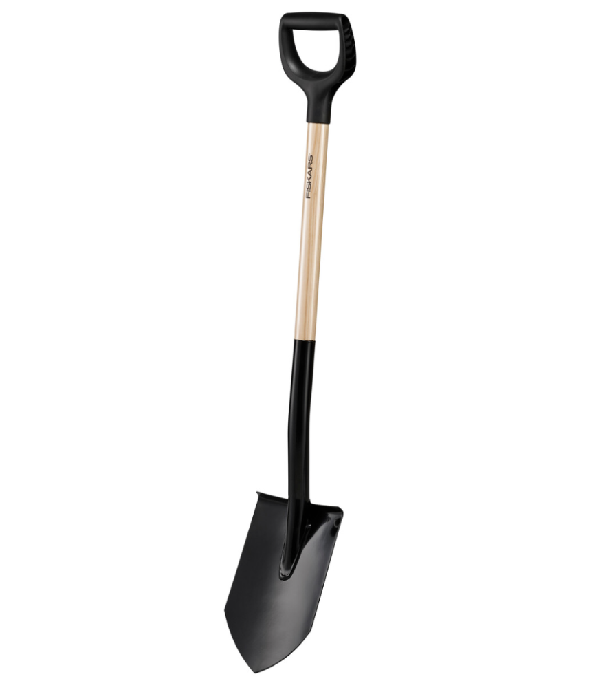 Лопата штыковая Fiskars PRIMA FSC Черный (1066725)