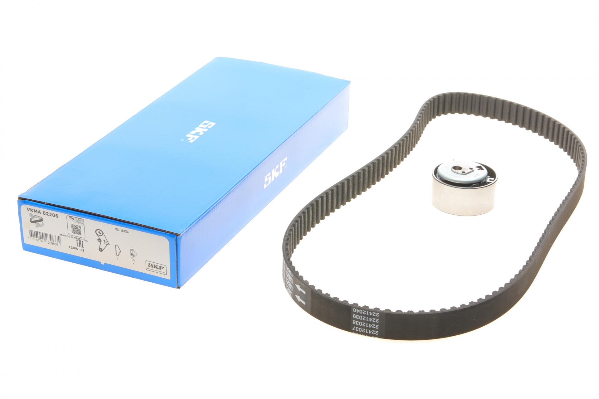 Комплект ГРМ Fiat Doblo/Fiorino/Idea/Panda/Punto 1.2-1.4 01- 22x129z (VKMA 02206 SKF)