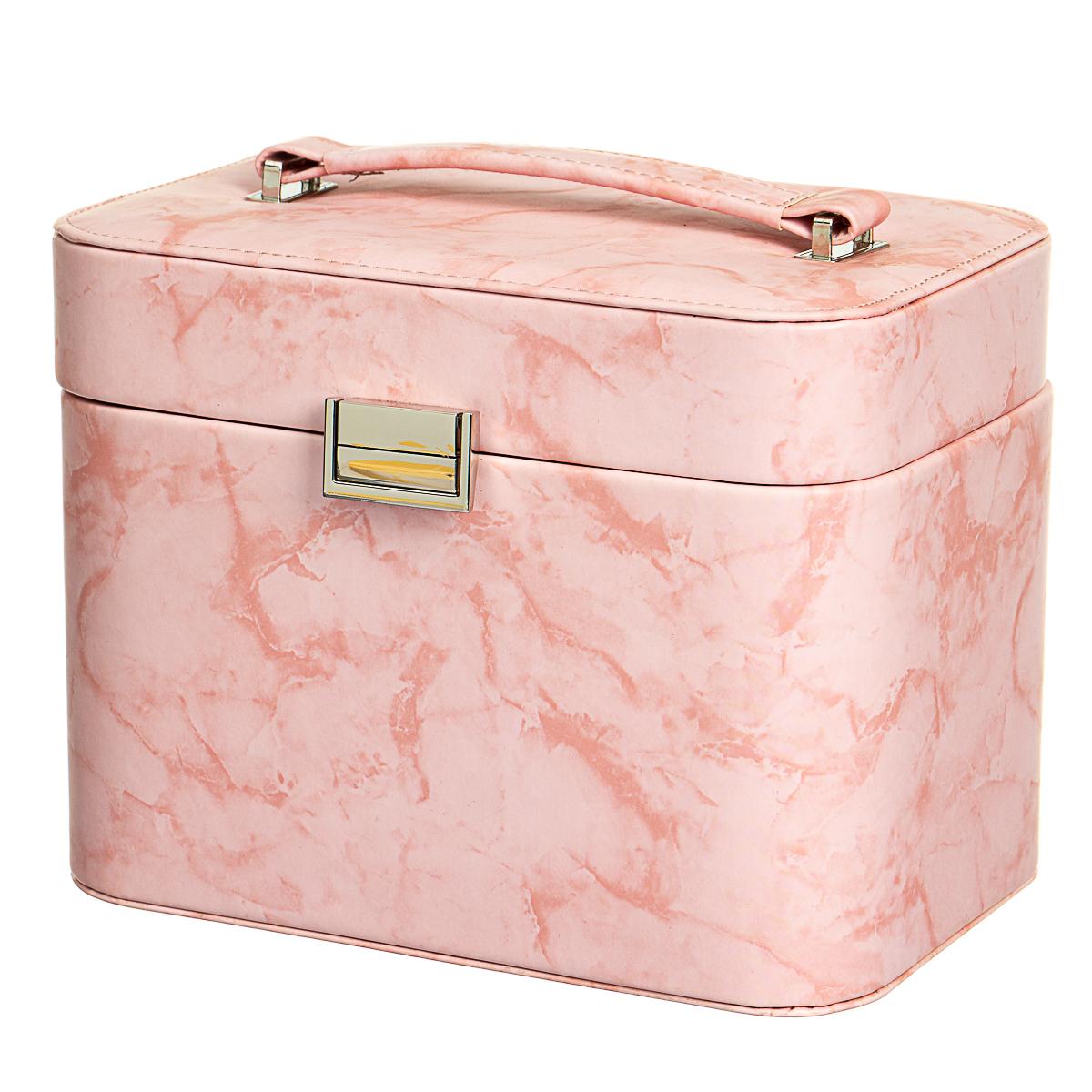 Шкатулка для прикрас Elisey Помаранчевий мармур (0505-007/orange)