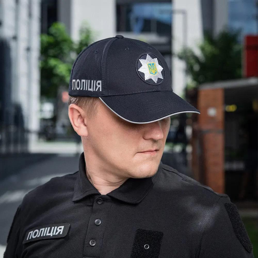 Бейсболка M-Tac з шевроном "ПОЛІЦІЯ" L/XL Темно-синій (40559015) - фото 6 Бейсболка M-Tac з шевроном "ПОЛІЦІЯ" L/XL Темно-синій (40559015) - фото 6