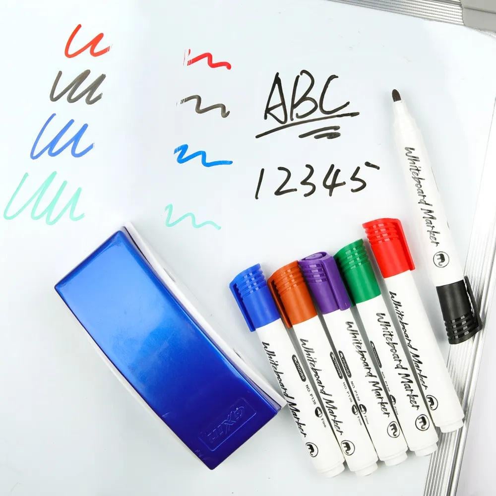 Набор цветных маркеров для маркерных досок легко стираются 12 шт. - фото 3 Набор цветных маркеров для маркерных досок легко стираются 12 шт. - фото 3