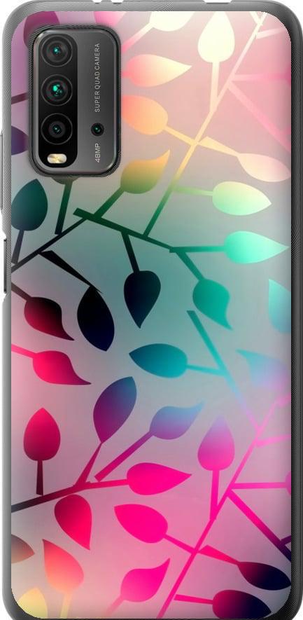 Чехол на Xiaomi Redmi 9T Листья (2235t-2257-42517)