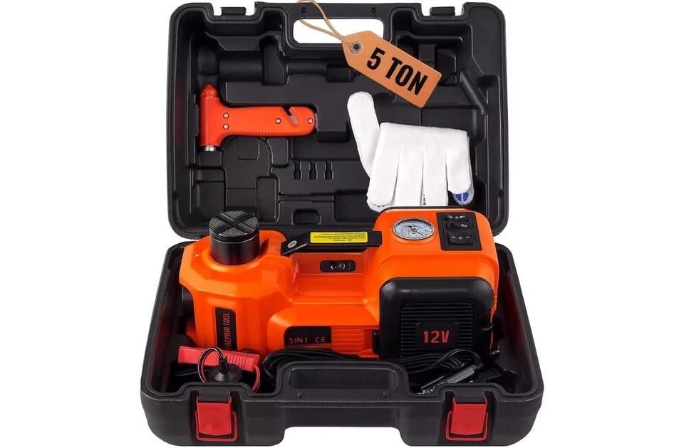 Домкрат електричний для авто 12 V 5,0Т (64756)