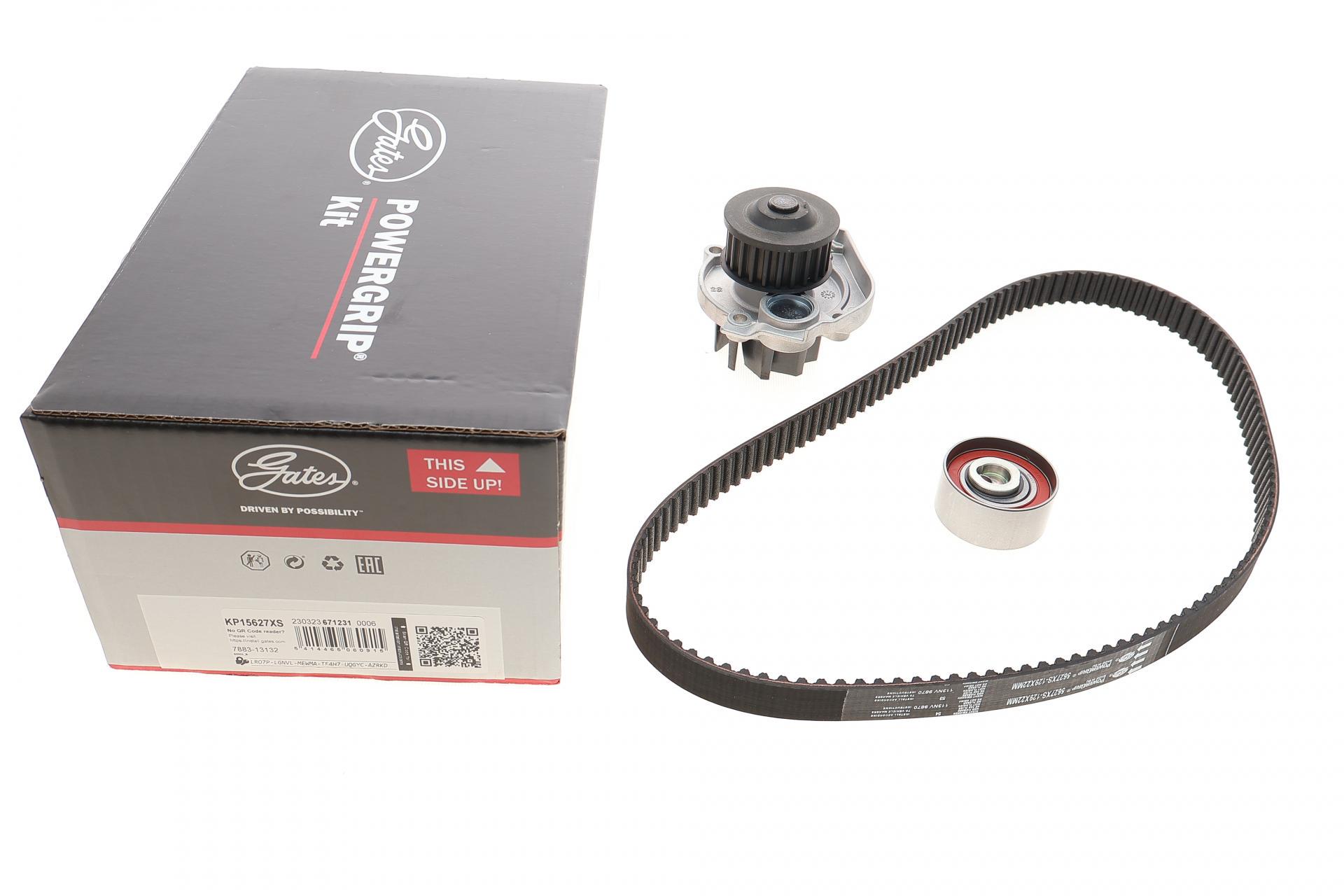 Комплект ГРМ GATES та помпа Fiat Doblo/Fiorino 1.2-1.4 01- 22x129z KP15627XS
