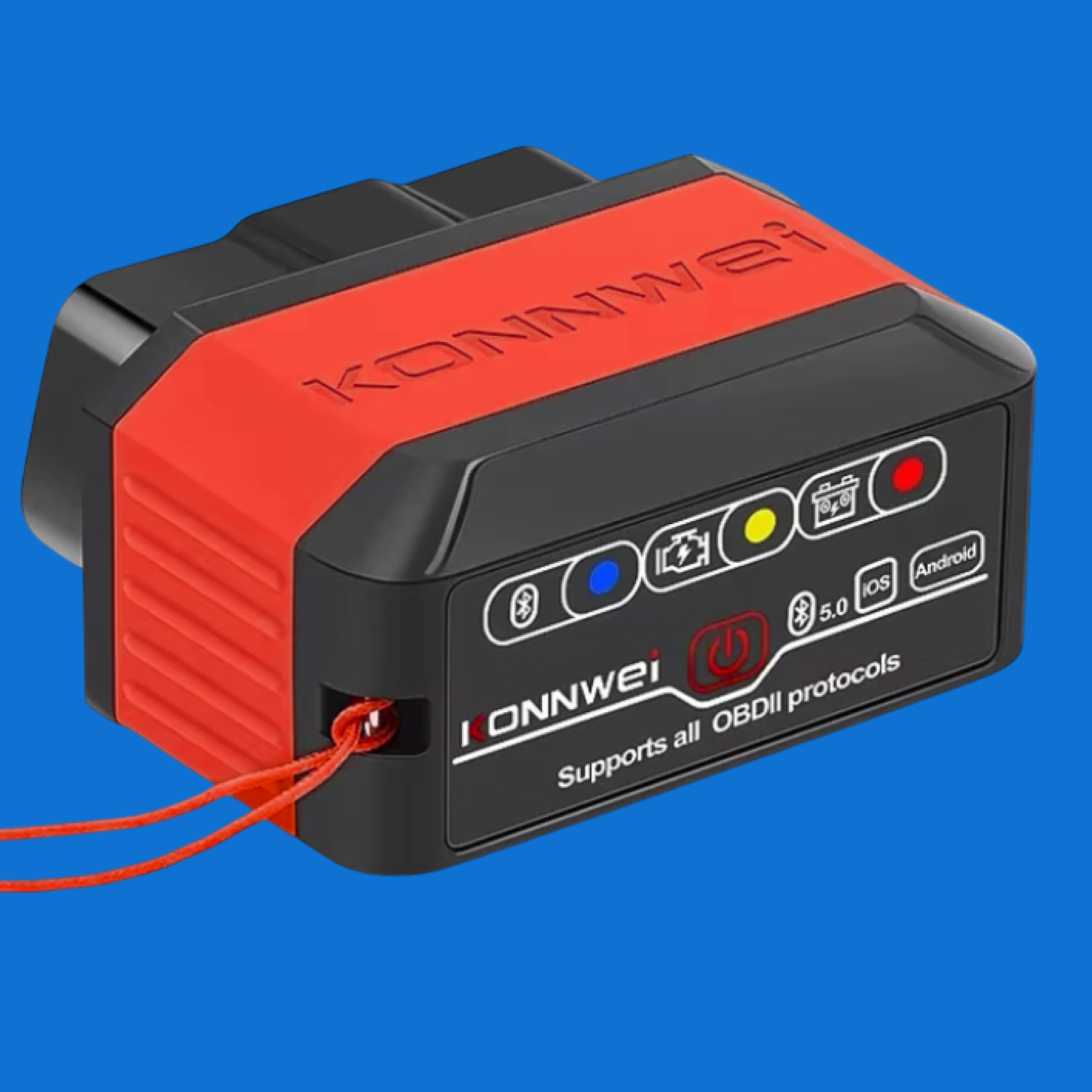 Автосканер диагностический адаптер OBD2 ELM327 KONNWEI KW905 - фото 9 Автосканер диагностический адаптер OBD2 ELM327 KONNWEI KW905 - фото 9