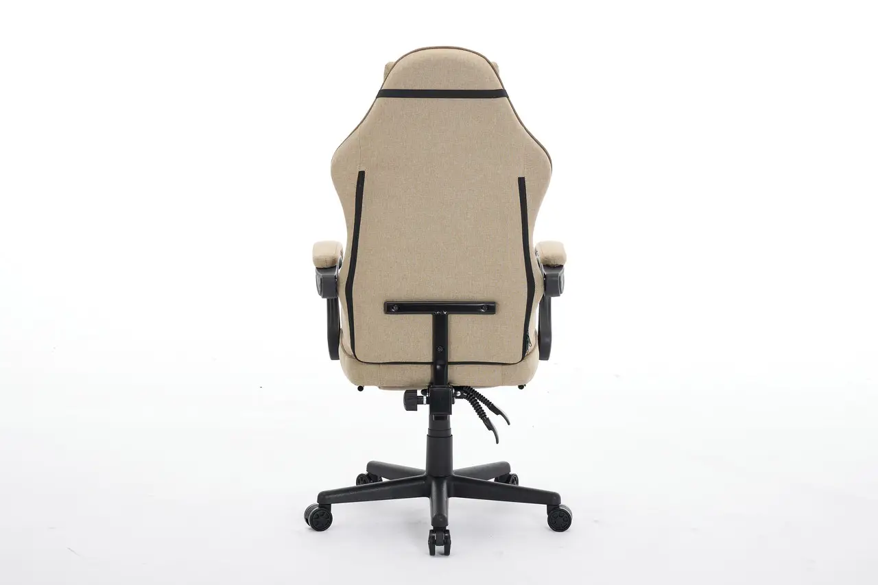 Кресло игровое компьютерное Deus ED09 текстиль с подставкой для ног Бежевый (2977) - фото 8 Кресло игровое компьютерное Deus ED09 текстиль с подставкой для ног Бежевый (2977) - фото 8