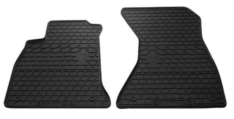 Коврики резиновые Stingray для Audi A4 B9 15- design 2016 передние 2 шт. (1030102F)