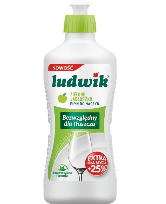 Засіб для миття посуду Ludwik Зелене яблуко 450 мл