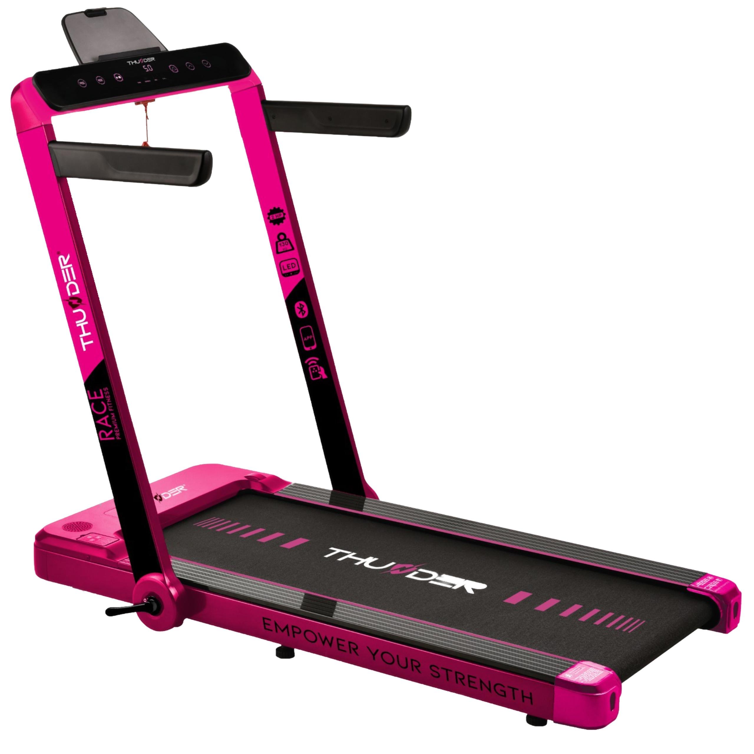 Бігова доріжка електрична Thunder Treadmill RACE Pink (22812660)