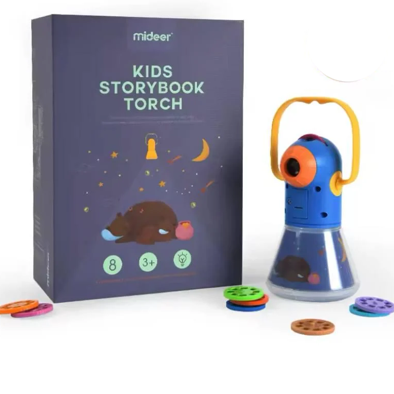 Нічник-проектор на 8 казок Mideer Kids Storybook Torch 3в1 зіркове небо (b50b7f6e)