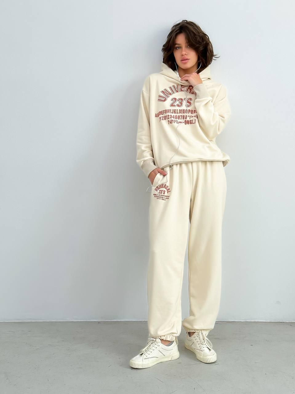 Женский спортивный костюм ZF Inspire 1810 "UNIVERSAL" L-XL Молочный (1810-МОЛ-L-XL)