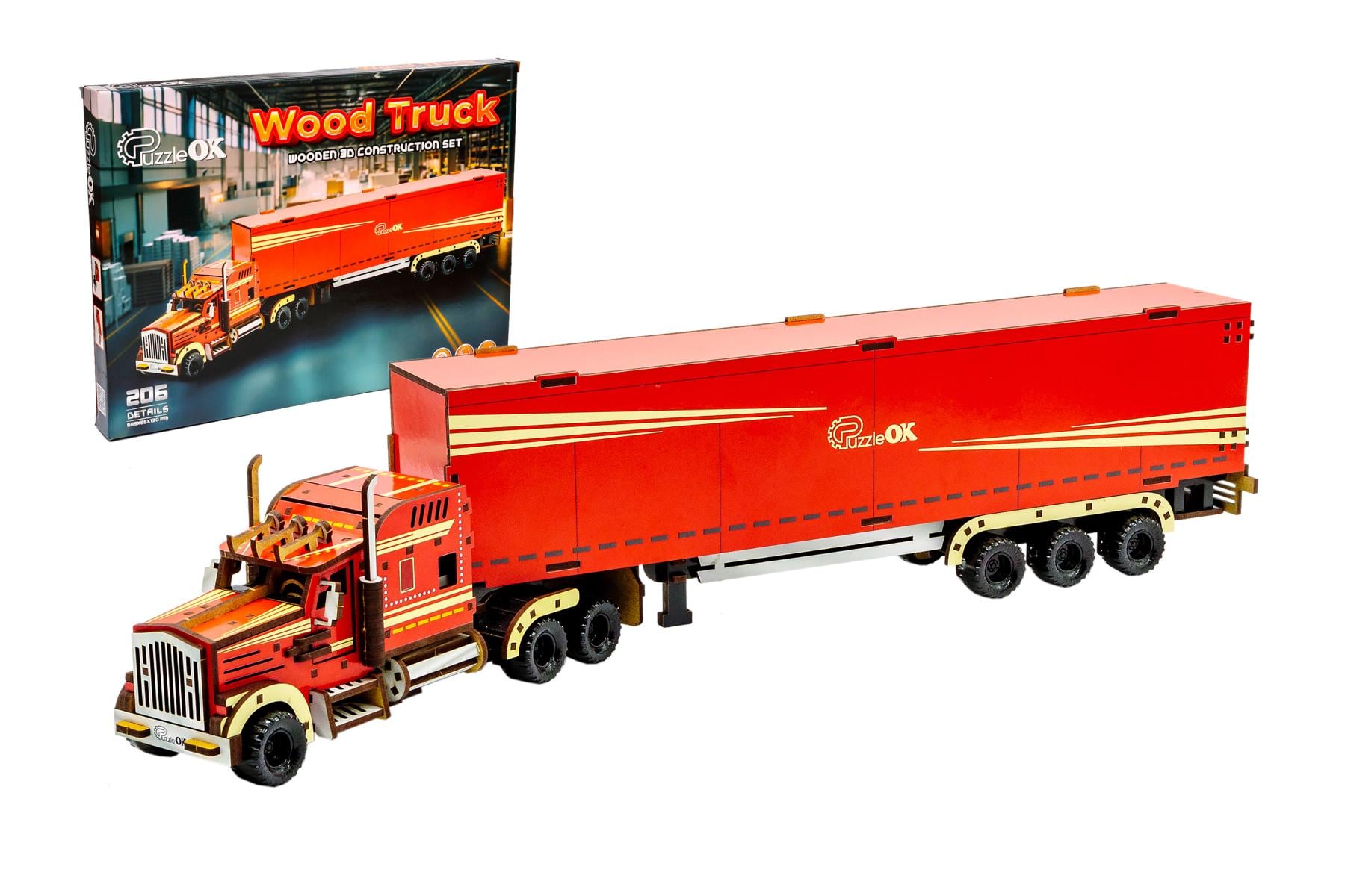 Конструктор Wood Truck дерев'яний (847)