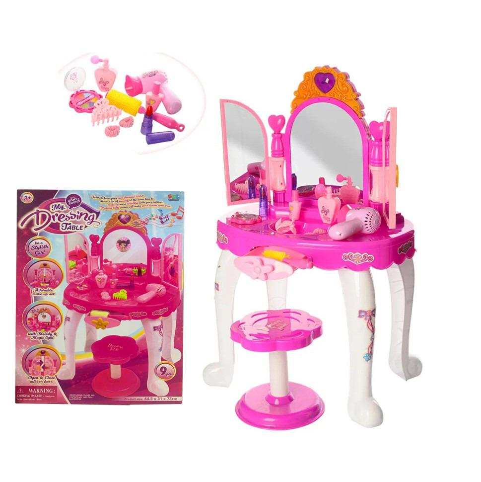 Игрушкадля девочки Трюмо с аксессуарами/музыкой/светом (16632C) - фото 2 Игрушкадля девочки Трюмо с аксессуарами/музыкой/светом (16632C) - фото 2