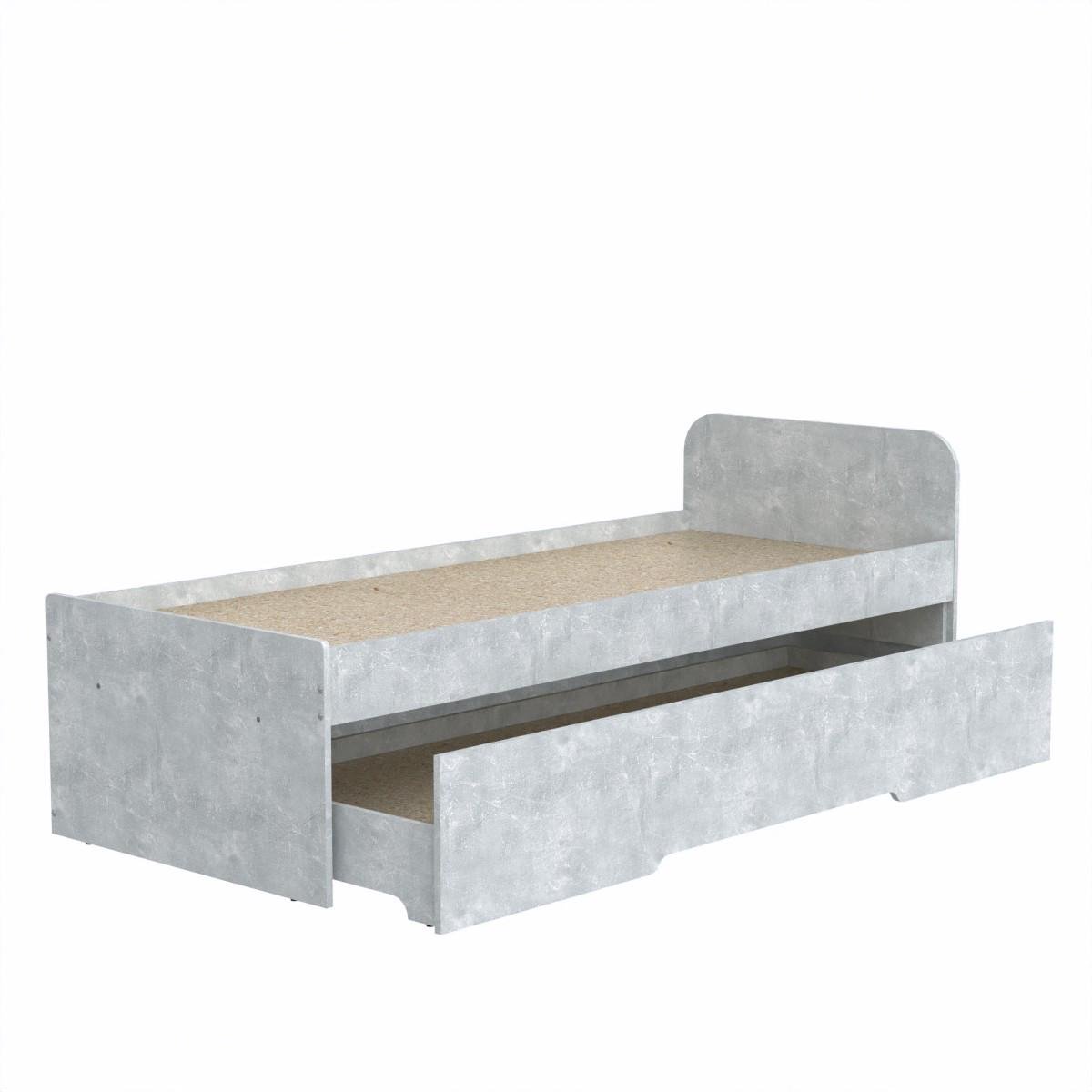 Ліжко трансформер Компаніт 80+70 204,2х84,6х75 см Бетон (14057) - фото 1 Ліжко трансформер Компаніт 80+70 204,2х84,6х75 см Бетон (14057) - фото 1