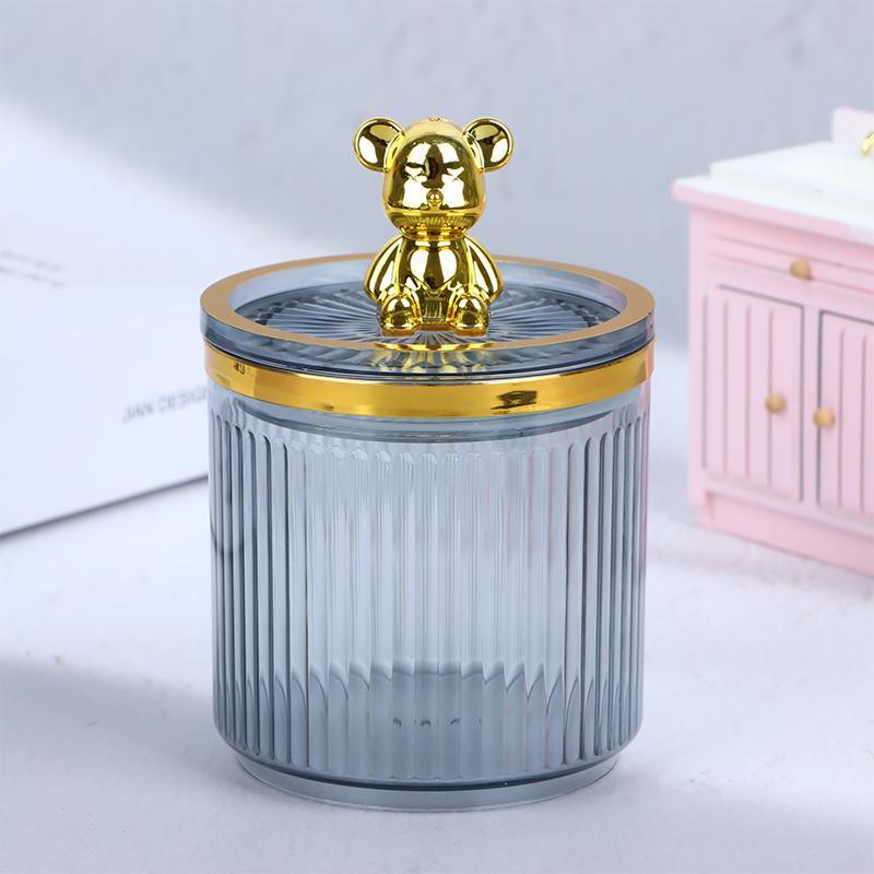 Баночки для хранения ватных дисков и палочек 13,5х9х8,8 см - фото 2