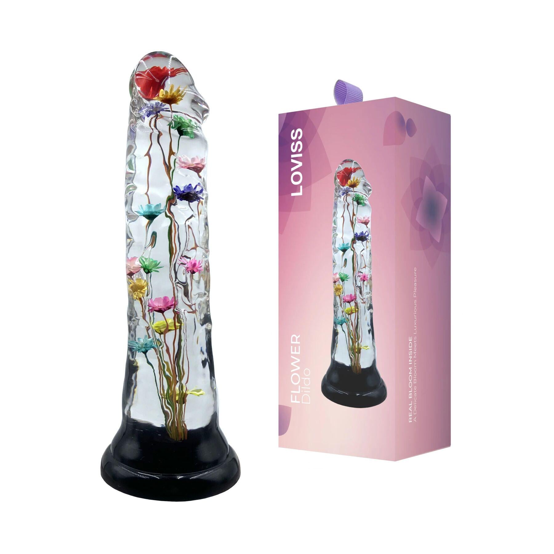 Фалоімітатор Loviss Helichrysum квітки безсмертника всередині (SX3990)